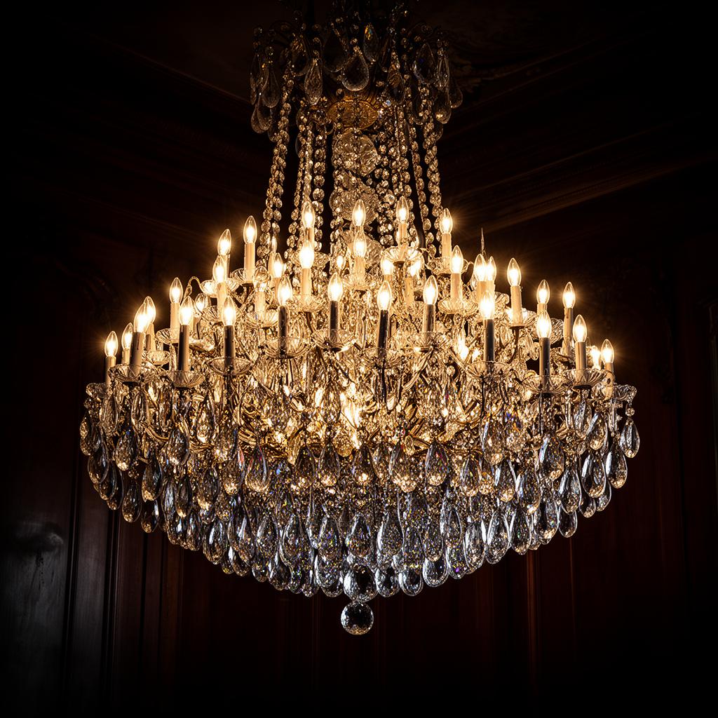 crystal chandeliers